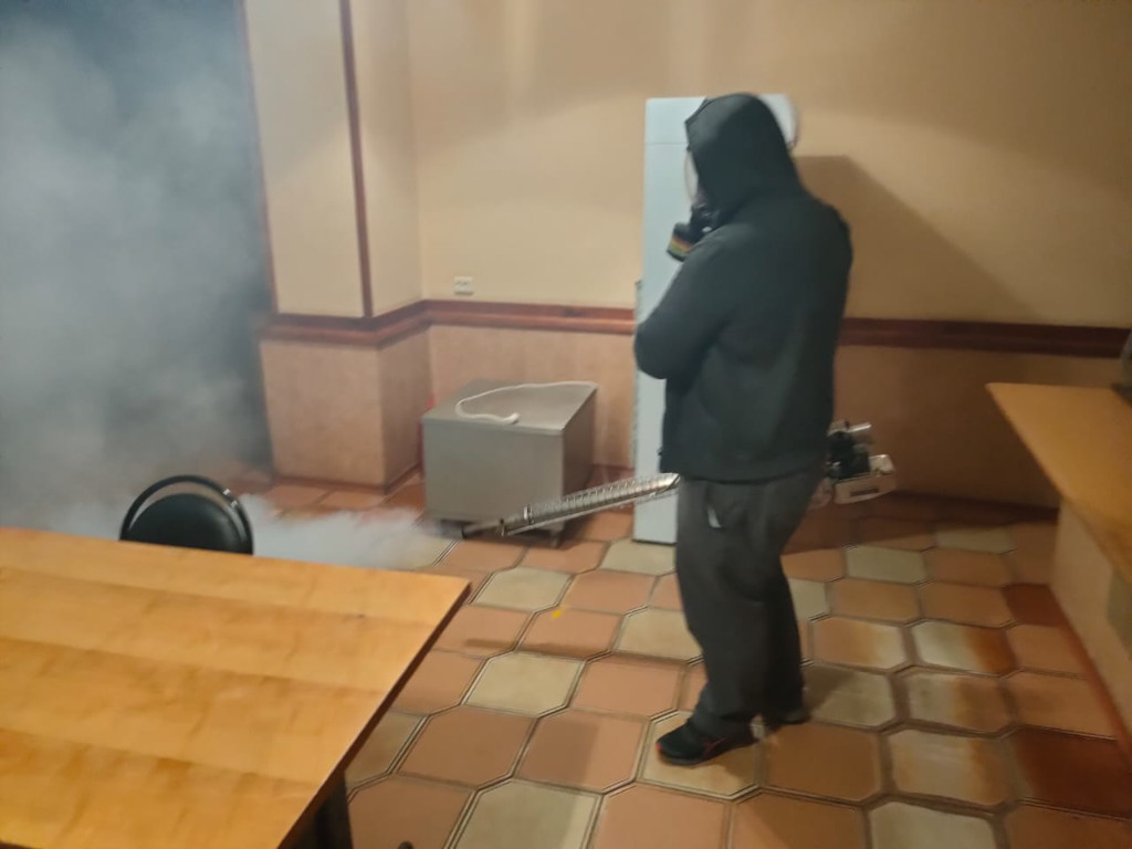 ликвидация тараканов в школе в Москве после обработки