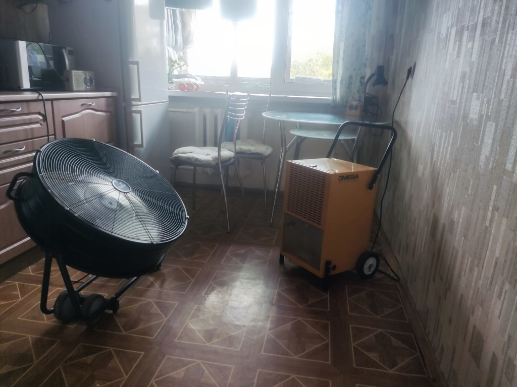 Локальная сушка пола, стены или перекрытия